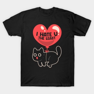 I Hate U The Least Black by Tobe Fonseca T-Shirt